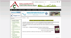 Desktop Screenshot of castorsrhonealpes.fr